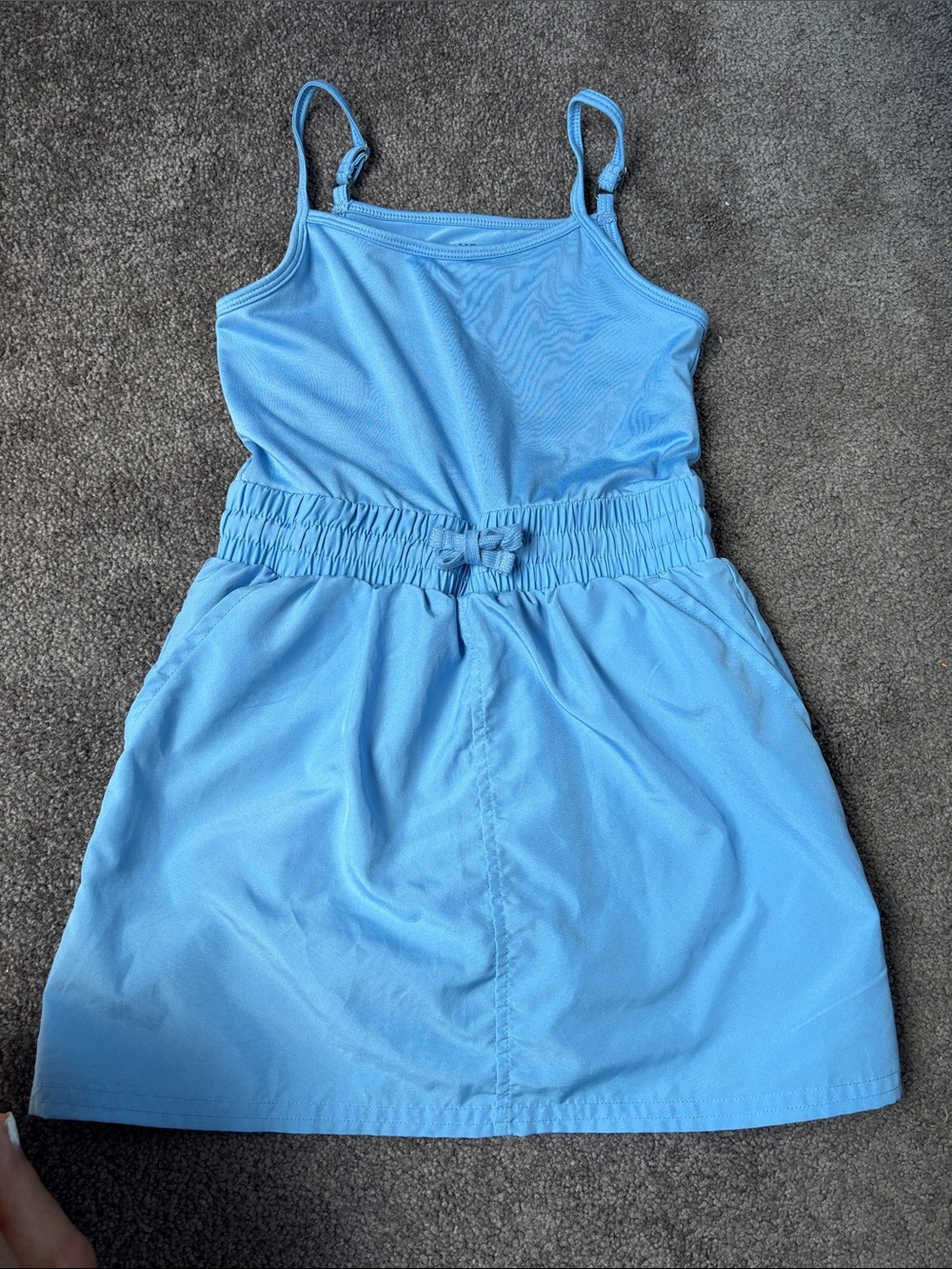 abercrombie kids sky blue athletic tank top
